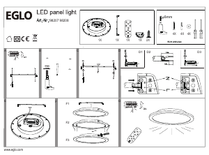 Manual Eglo 98207 Lampă