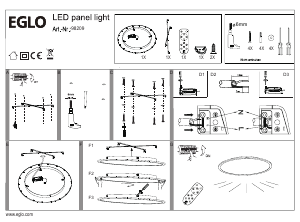 Manual Eglo 98209 Lampă