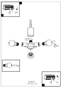 Manuale Eglo 98277 Lampada