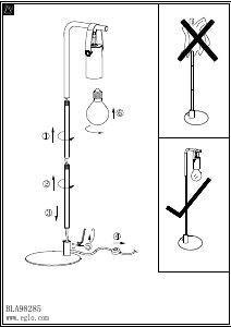 Manual Eglo 98285 Lampă