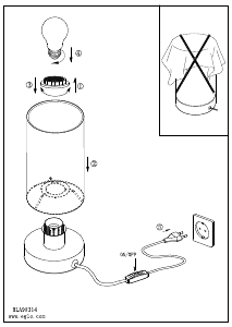 Mode d’emploi Eglo 98314 Lampe