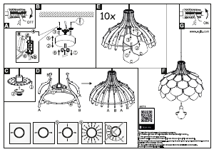 Mode d’emploi Eglo 98316 Lampe