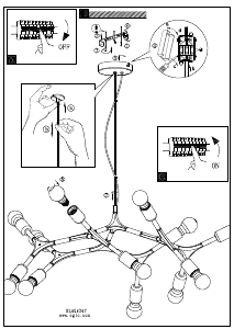 Návod Eglo 98347 Svietidlo
