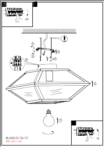 Mode d’emploi Eglo 98355 Lampe