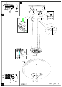 Mode d’emploi Eglo 98371 Lampe