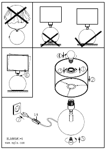 Mode d’emploi Eglo 98381 Lampe