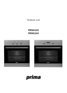 Manual Prima PRSO102 Oven