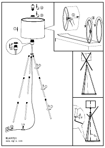 Manual Eglo 98391 Lampă