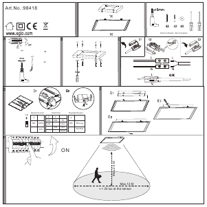 Manuale Eglo 98418 Lampada