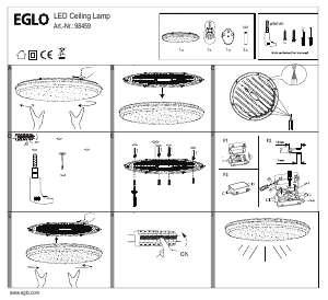 Manual de uso Eglo 98459 Lámpara