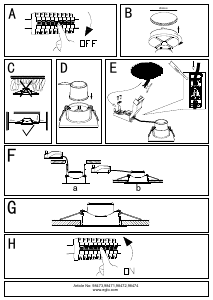 Manuale Eglo 98471 Lampada