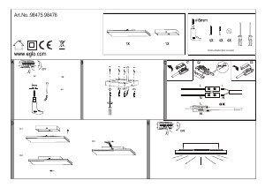 Manuale Eglo 98475 Lampada