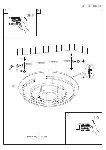 Mode d’emploi Eglo 98488 Lampe