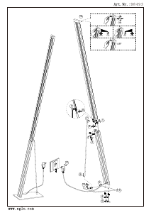 Manuale Eglo 98493 Lampada