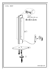 Handleiding Eglo 98497 Lamp