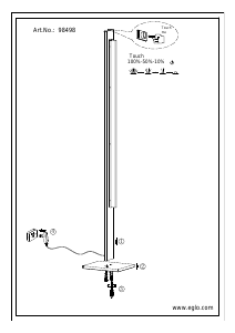 Manuale Eglo 98498 Lampada