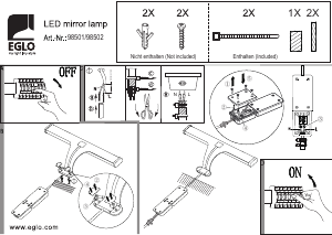 Manuale Eglo 98501 Lampada