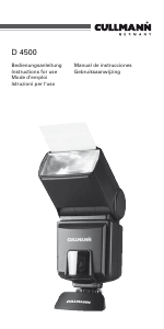 Manual Cullmann D 4500 Flash
