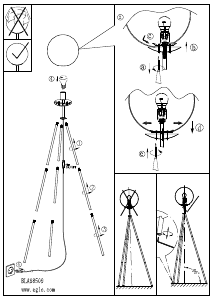 Manuale Eglo 98509 Lampada