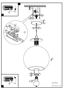 Manual Eglo 98523 Lampă