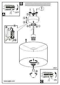 Manuale Eglo 98547 Lampada