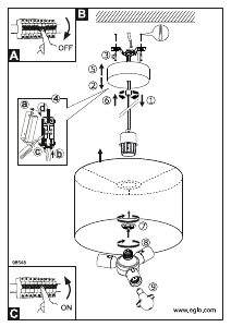 Manual de uso Eglo 98548 Lámpara