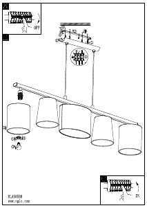 Manual Eglo 98588 Lampă