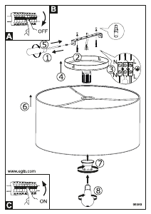 Manuale Eglo 98589 Lampada