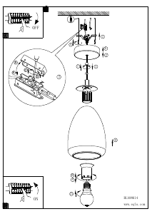 Manuale Eglo 98614 Lampada