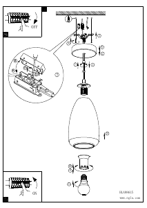 Manual Eglo 98615 Lampă