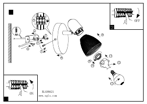 Manuale Eglo 98621 Lampada