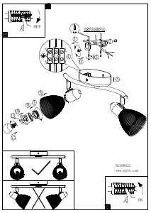 Manual Eglo 98622 Lampă