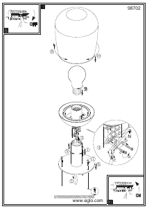 Manual Eglo 98702 Lamp