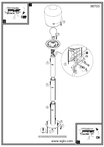 Handleiding Eglo 98703 Lamp