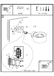 Manual Eglo 98706 Lampă