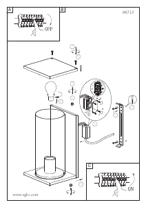 Manual Eglo 98713 Lampă