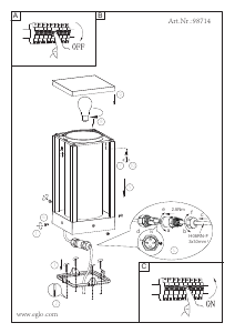 Mode d’emploi Eglo 98714 Lampe