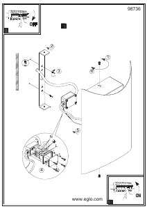 Manual Eglo 98736 Lampă