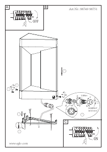 Manuale Eglo 98749 Lampada