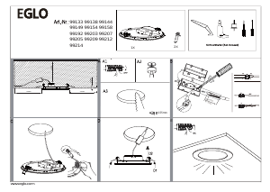 Mode d’emploi Eglo 99133 Lampe