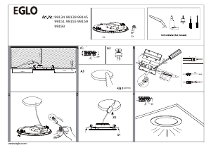 Instrukcja Eglo 99134 Lampa