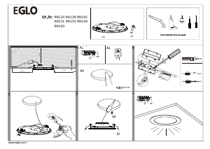 Manuale Eglo 99139 Lampada