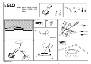 Manuale Eglo 99153 Lampada