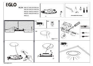 Instrukcja Eglo 99203 Lampa