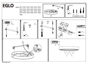 Manuale Eglo 99215 Lampada