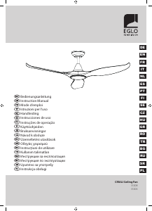 Manual de uso Eglo 35008 Cirali Ventilador de techo