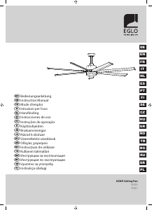 Manuale Eglo 35021 Azar Ventilatore da soffitto