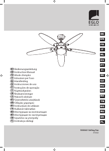 Mode d’emploi Eglo 35042 Susale Ventilateur de plafond