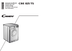 Handleiding Candy CBE 825 T Wasmachine