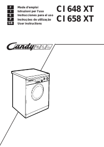 Manual Candy CI 648 XTIT Washing Machine